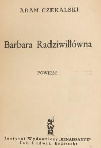 Barbara Radziwiwna
